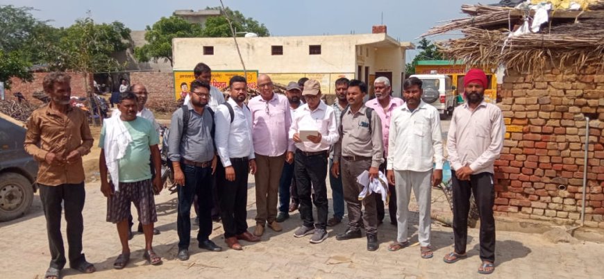 जिला अर्थ एवं संख्या अधिकारी ने पीएलएफएस सर्वेक्षण का किया स्थलीय निरीक्षण