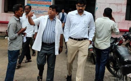 अपर जिलाधिकारी ने जिला अस्पताल का किया आकस्मिक निरीक्षण