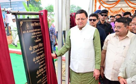सीएम धामी ने देहरादून नगर निगम के अंतर्गत केदारपुरम में योगा पार्क एवं अन्य विकास कार्यों का किया लोकार्पण एवं शिलान्यास