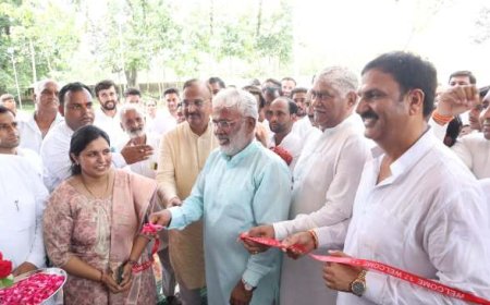 जल शक्ति मंत्री ने पिलखनी निरीक्षण भवन का किया गया लोकार्पण