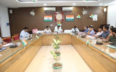 जिलाधिकारी ने की छोटी एवं सहायक नदियों तथा वाटर बॉडी के पुनरोद्धार हेतु कार्ययोजना संबंधी बैठक