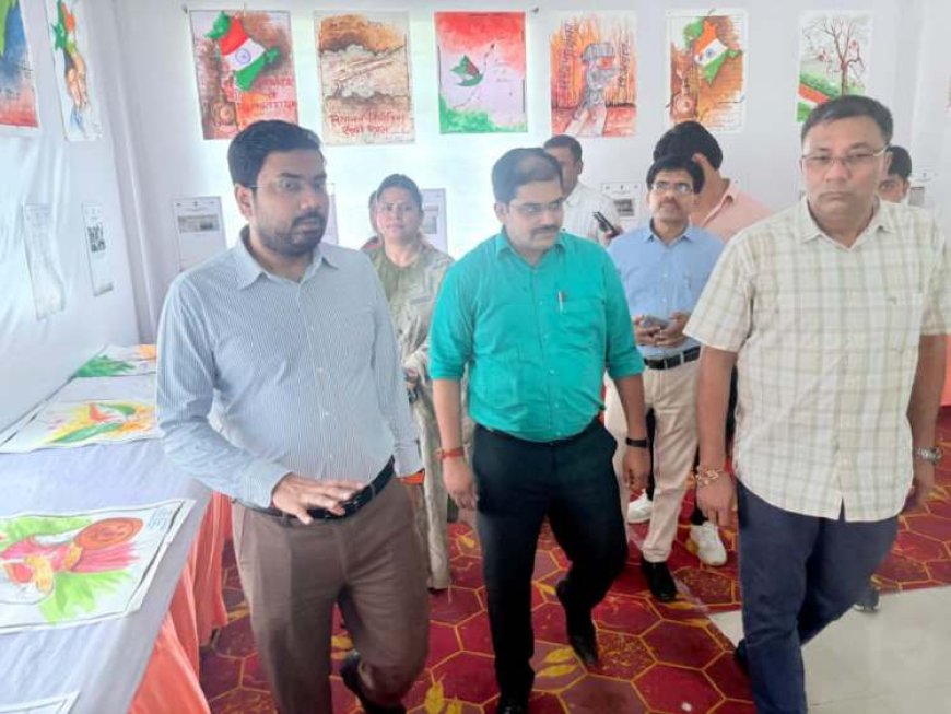 विभाजन विभीषिका स्मृति दिवस के अवसर पर लगाई गई पोस्टर/अभिलेख प्रदर्शनी