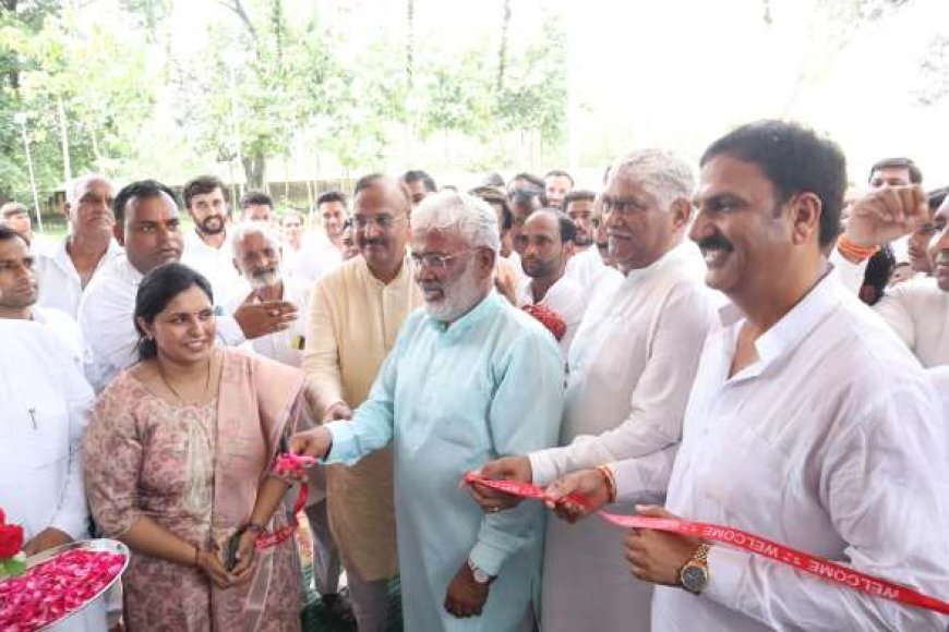 जल शक्ति मंत्री ने पिलखनी निरीक्षण भवन का किया गया लोकार्पण