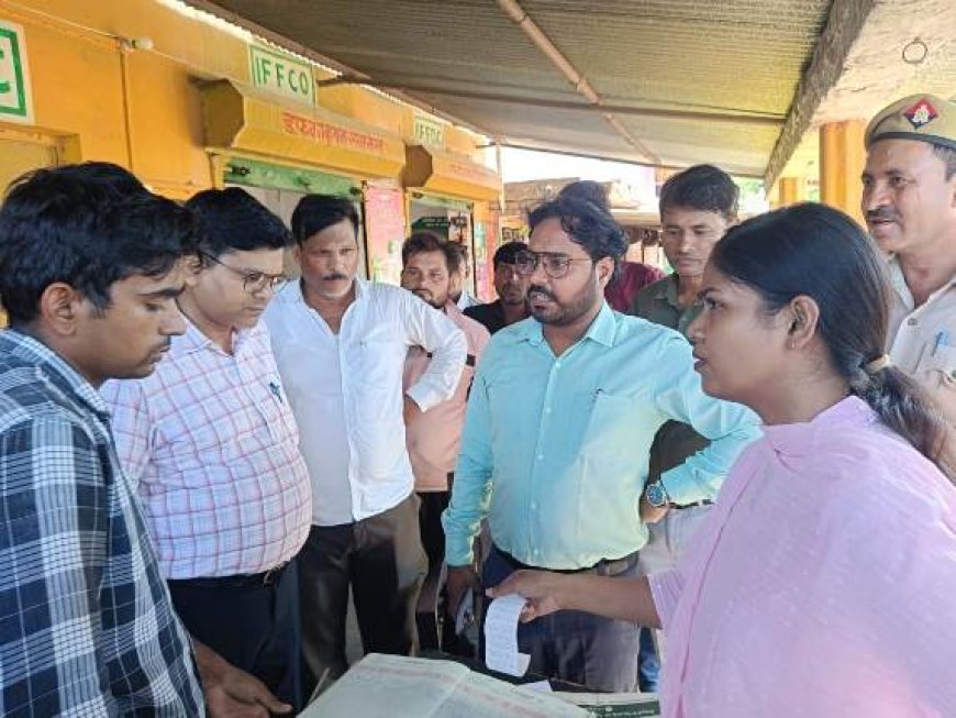 उर्वरक बिक्री में अनियमितता पाये जाने पर 02 विक्रेताओं के विरूद्ध हुई कार्रवाई