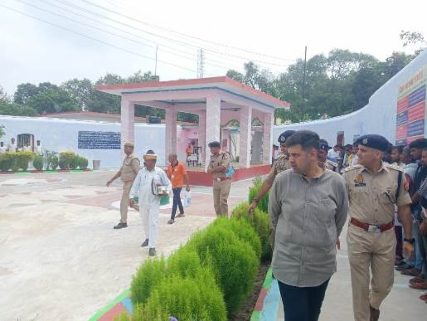 जिलाधिकारी व पुलिस अधीक्षक ने किया जिला कारागार का निरीक्षण