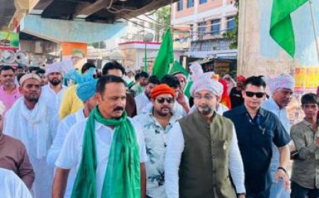 मंत्री दानिश आजाद अंसारी ईद मिलादुन्नबी जुलूस में हुए शामिल, दिया एकता और सौहार्द का संदेश