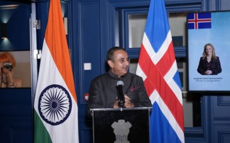 भारत और आइसलैंड: आपसी हित के क्षेत्रों में प्रगति की समीक्षा