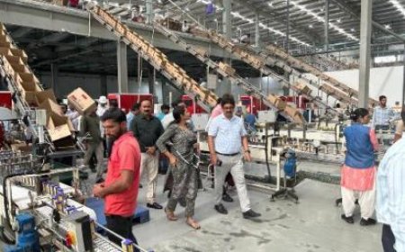 उच्च स्तरीय टीम रेडिको खेतान लिमिटेड पहुंची, औद्योगिक प्रगति का लिया जायज़ा