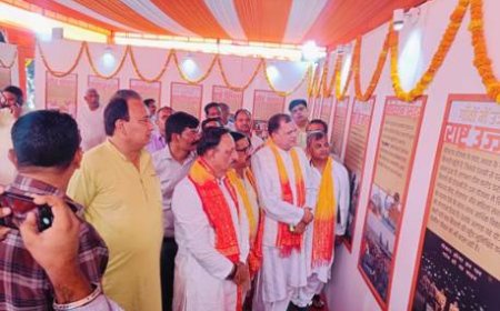 सेवा पर्व के अवसर पर लगाई गयी भव्य प्रदर्शनी