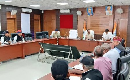 अपर जिलाधिकारी की अध्यक्षता में आयोजित हुई सेवारत/भूतपूर्व सैनिकों एवं उनके आश्रितों की समस्याओं के निस्तारण हेतु बैठक