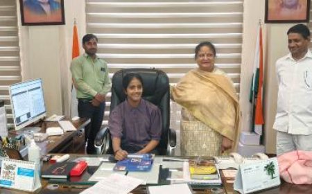 मिशन शक्ति की प्रेरक पहल: बिटिया अवंतिका बनी एक दिन की कमिश्नर