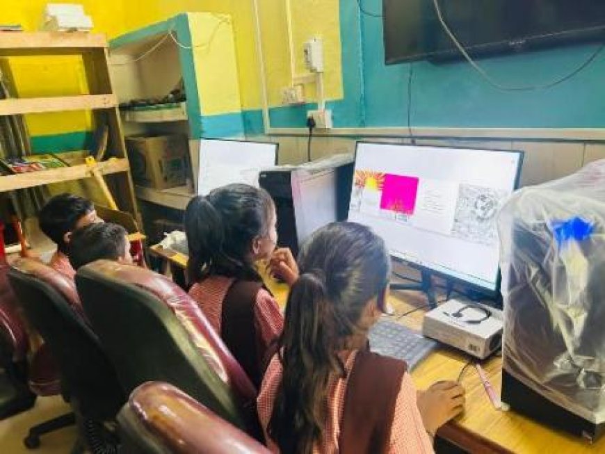 जिलाधिकारी एवं मुख्य विकास अधिकारी के मार्गदर्शन में डिजिटल शिक्षा को मिला बढ़ावा, बच्चों के भविष्य को नई दिशा