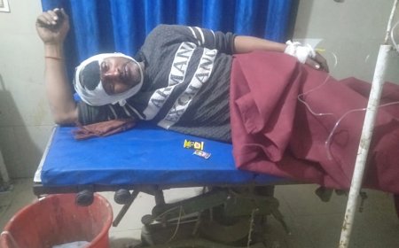 हथियारबंद दबंगों का तांडव, घर में घुसकर पूरे परिवार को पीटा गोरेलाल गंभीर, महिला व दो मासूम बच्चे भी घायल