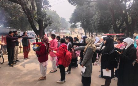 महिला पीजी कालेज में आयोजित हुआ सड़क सुरक्षा जागरूकता कार्यक्रम