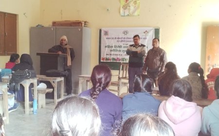 बाबा नरपति शिक्षण संस्थान इण्टर कॉलेज मुंशीगंज में एनीमिया मुक्त अभियान का आयोजन