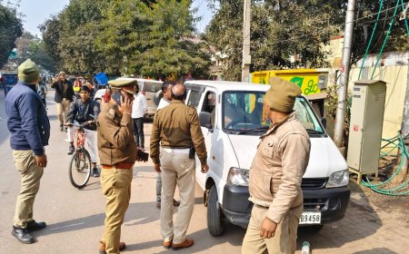 डग्गामार वाहनों के विरुद्ध चलाया गया संयुक्त यातायात चेकिंग अभियान