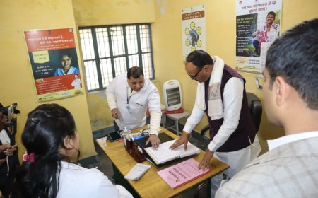 उप मुख्यमंत्री ने पी0एच0सी0 जडौदा जट्ट का किया औचक निरीक्षण