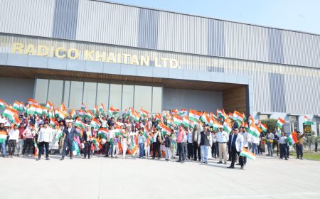 रैडिको खेतान लिमिटेड में हर्षाेल्लास एवं देशभक्ति के साथ मनाया गया गणतंत्र दिवस
