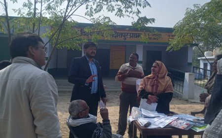 ग्राम उतेलवा में आयोजित ग्राम चौपाल में उपजिलाधिकारी ने की जन सुनवाई, समस्याओं का हुआ त्वरित निस्तारण