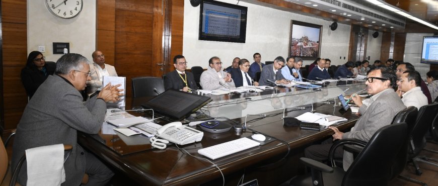 मुख्य सचिव की अध्यक्षता में राज्य पेयजल एवं स्वच्छता मिशन की शीर्ष समिति की पांचवीं बैठक संपन्न