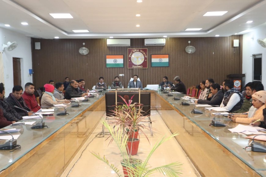 जिलाधिकारी ने की एनआरएलएम एवं मनरेगा के कार्यों की समीक्षा