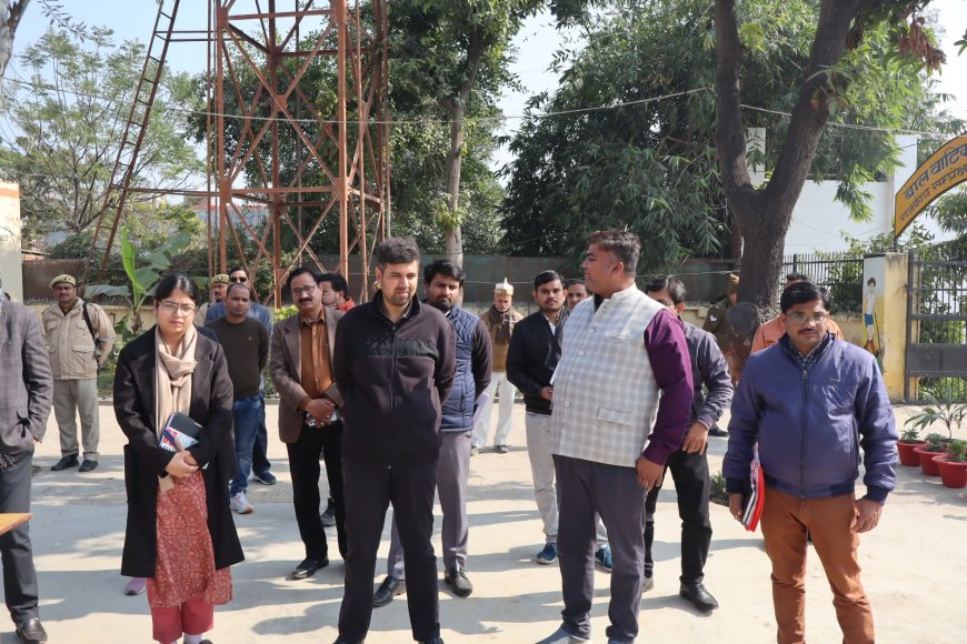 जिलाधिकारी एवं मुख्य विकास अधिकारी ने बाल संप्रेक्षण गृह का किया औचक निरीक्षण