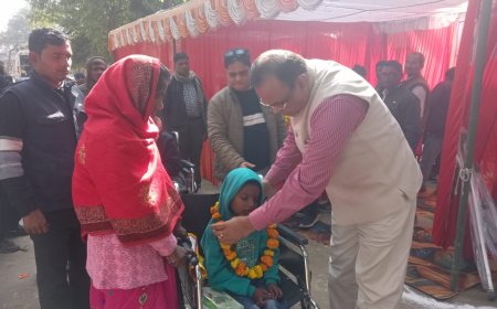 राज्य आयुक्त दिव्यांगजन की अध्यक्षता में हुआ मोबाइल कोर्ट का आयोजन