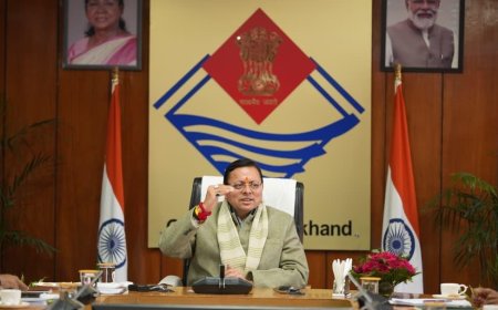 सीएम धामी ने की राज्य में प्रस्तावित एवं निर्माणाधीन रेल परियोजनाओं की समीक्षा