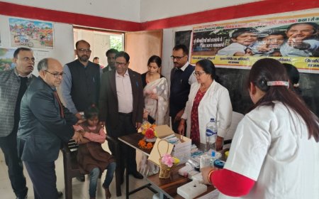 सीएमओ ने बच्चों को टीका लगवाकर एमआर टीकाकरण अभियान का किया शुभारंभ