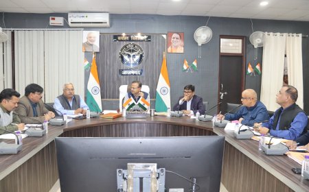 जिलाधिकारी ने की आईजीआरएस पोर्टल पर प्राप्त विभिन्न विभागों से संबंधित शिकायतों की समीक्षा