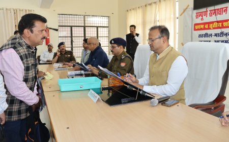 संपूर्ण समाधान दिवस के बाद सबसे ज्यादा शिकायत वाले ग्रामों का भ्रमण कर प्रकरण का गुणवत्तायुक्त निस्तारण करें - जिलाधिकारी