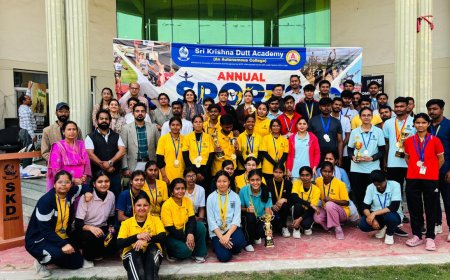 श्रीकृष्ण दत्त एकेडमी में आयोजित वार्षिक खेल प्रतियोगिता 2026 का हुआ समापन