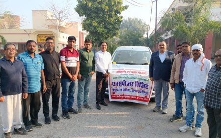 मुख्य पशुचिकित्साधिकारी ने दो दिवसीय प्रशिक्षण के लिए हरी झण्डी दिखाकर किया रवाना