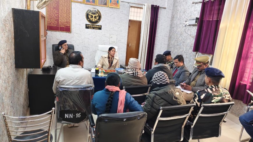 तहसील नानपारा के सीमा क्षेत्र में अवैध कब्जों पर बड़े एक्शन की तैयारी, एसडीएम ने सम्बन्धित विभागीय अधिकारियों के साथ बैठक