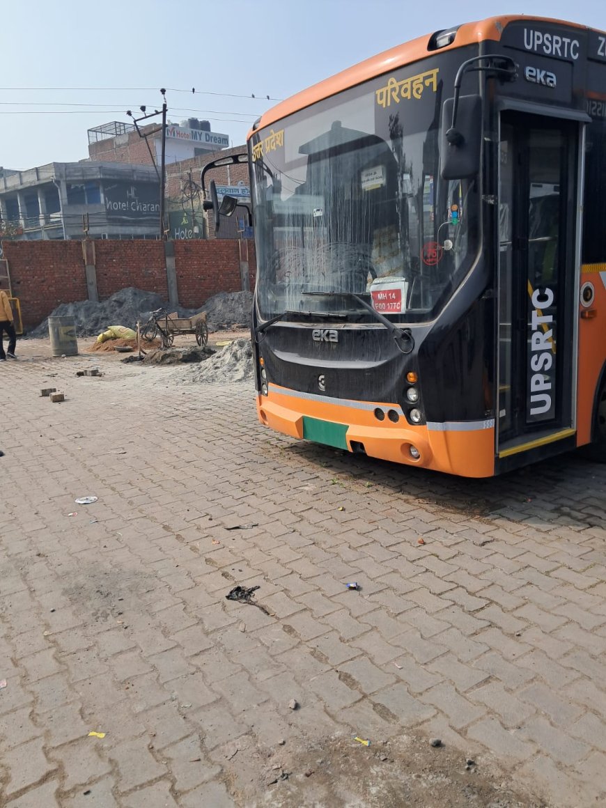 गाँधीपार्क बस स्टेशन जल्द ही ई-बस संचालन का प्रमुख केंद्र बनेगा