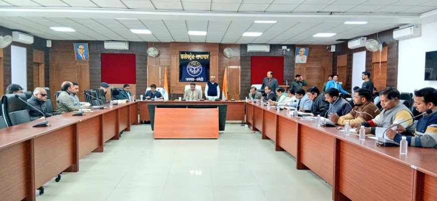 जिलाधिकारी की अध्यक्षता में जिला स्तरीय दिव्यांगता समिति एवं लोकल लेवल कमेटी की बैठक सम्पन्न