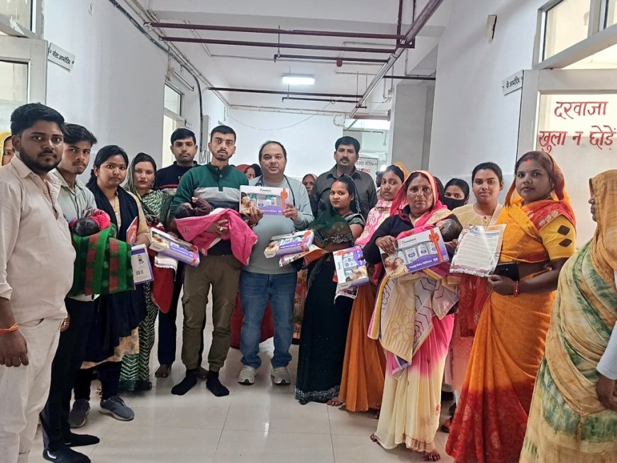 जिला अस्पताल गौरीगंज में हुआ कन्या जन्मोत्सव का आयोजन