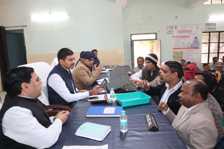 जिलाधिकारी की अध्यक्षता में तहसील नकुड़ में सम्पूर्ण समाधान दिवस सम्पन्न