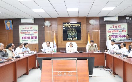 नोडल अधिकारी ने विकास प्राथमिकता कार्यक्रमों की समीक्षा की, अधिकारियों को दिए दिशा-निर्देश