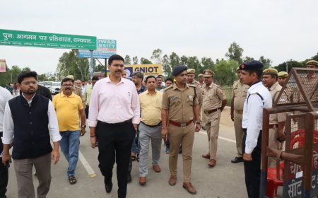 डीएम एवं एसएसपी ने मां शाकंभरी देवी मेला की व्यवस्थाओं का लिया जाएजा