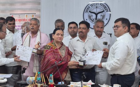 टीबी उन्मूलन दिवस पर 97 ग्राम प्रधान सम्मानित, 100 दिवसीय विशेष अभियान का शुभारंभ