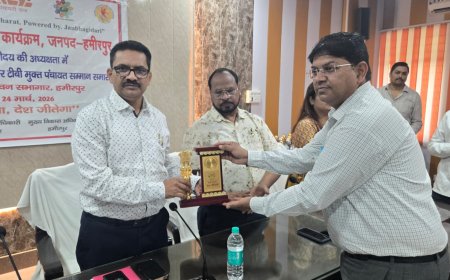 विश्व क्षय रोग दिवस पर टीबी मुक्त ग्राम पंचायत प्रधानों को किया गया सम्मानित