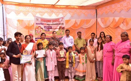 “नवारंभ उत्सव” के अंतर्गत बाल वाटिका एवं स्कूल अभिनंदन कार्यक्रम आयोजित