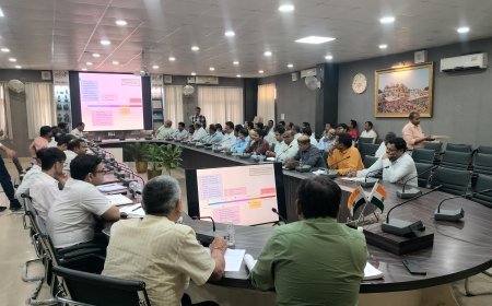 प्रगणक एवं सुपरवाइजर के चार्जवार प्रशिक्षण विषयक बैठक सम्पन्न