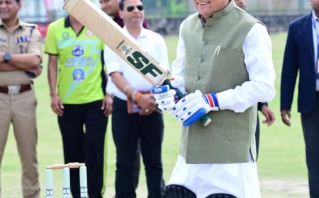 उत्तरांचल प्रेस क्लब द्वारा आयोजित मंजुल सिंह मांजिला स्मृति अंतर क्रिकेट टूर्नामेंट का सीएम धामी ने किया शुभारम्भ