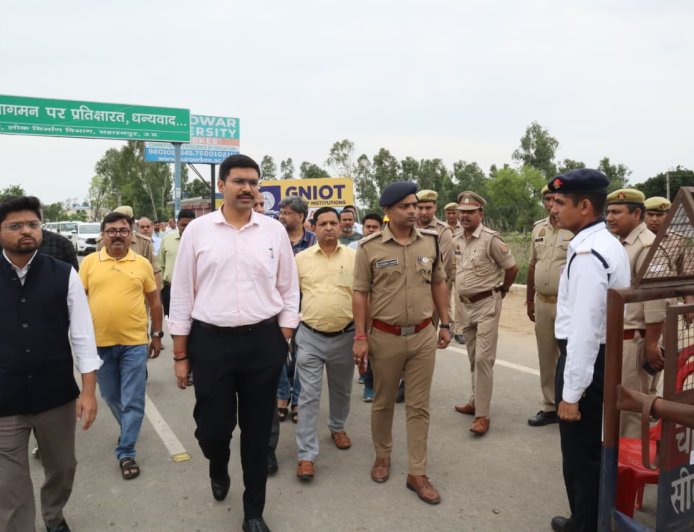 डीएम एवं एसएसपी ने मां शाकंभरी देवी मेला की व्यवस्थाओं का लिया जाएजा