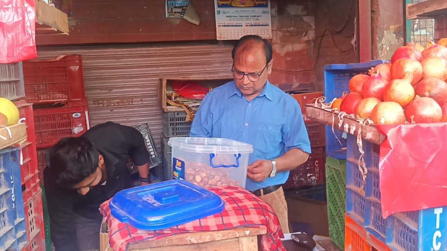 त्योहारों को लेकर मिलावट खोरों पर सख्ती, खाद्य सुरक्षा विभाग ने की छापेमारी