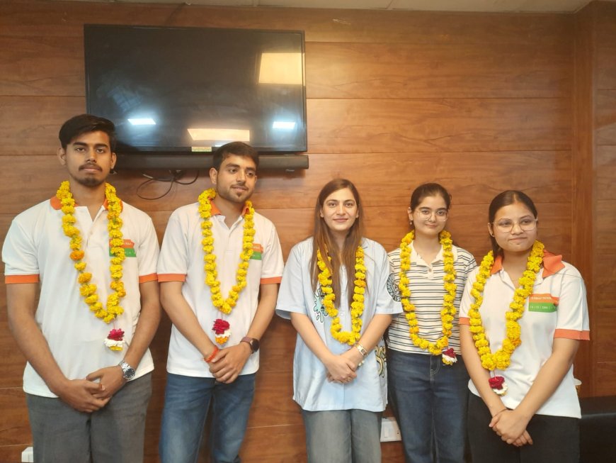 प्रभात पाठक क्लासेस ने सीए फाउंडेशन और सीए इंटरमीडिएट में सफल हुये बच्चों को किया सम्मानित