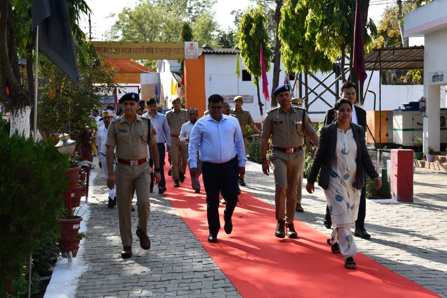 जिला जज एवं जिला मजिस्ट्रेट ने जिला कारागार का निरीक्षण कर व्यवस्थाओं का लिया जायजा
