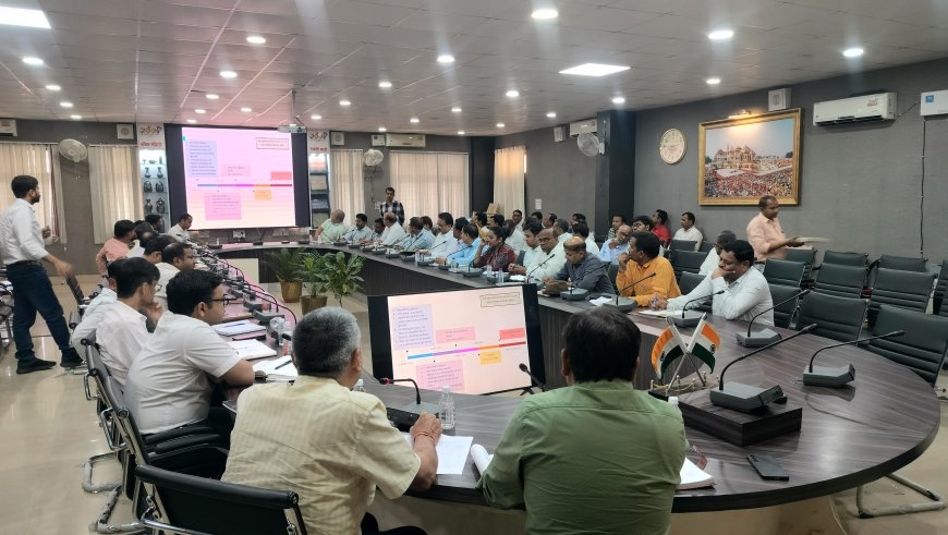 प्रगणक एवं सुपरवाइजर के चार्जवार प्रशिक्षण विषयक बैठक सम्पन्न